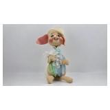 Annalee Rabbit with Hat and Flowers