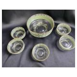 Hellenic Green Pattern by Jeannette Glass Company