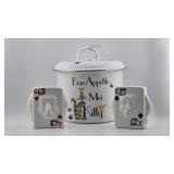 Bon Appetit Moi Kitty Canister Set
