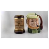 Two Novelty Drinking Mugs