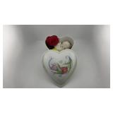 Heart-Shaped FTD Ceramic Trinket Box