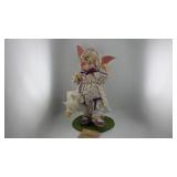 Annalee Bunny with Bonnet and Umbrella