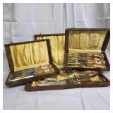 Carving and Steak Knife Set With Cases