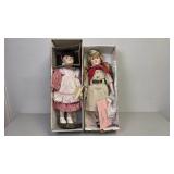 Porcelain Dolls in Original Boxes
