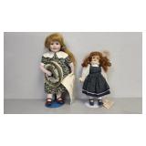 Porcelain Dolls With Tags