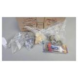 Plastic Letter File with Craft Supplies