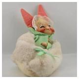 Coleco 32 Plush Rabbit with Lace Bonnet