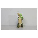 Alligator Figurine Wearing Green Bikini