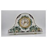 Handpainted Delft Mantel Clock by GWI