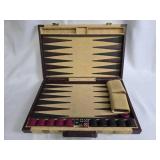 Corduroy Backgammon Set with Case