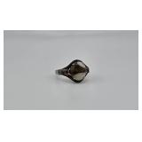 Sterling Silver Ring with Gemstone Setting