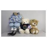 Three Plush Stuffed Animals