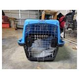 Blue Petmate Plastic Pet Carrier