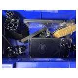 Blue Plastic Storage System With Tools