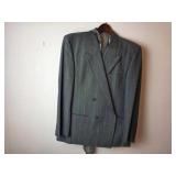 Gray Merit Suit With Tie and Measurements