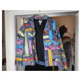 Chicoï¿½s Design Multicolor Patchwork Jacket