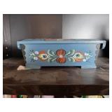 Handmade Norwegian Painted Wooden Box