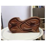 Handcrafted Vintage Sculptural Jewelry Box