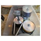 Blank CDs and CD Storage Case