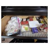 Drawer with Assorted Tea and Supplies