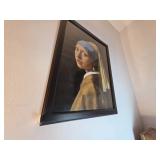 Framed Print of Girl with a Pearl Earring