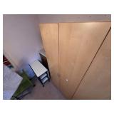 Wooden Wardrobe With Adjustable Shelves