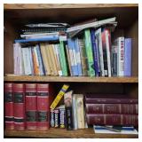 Wooden Bookshelf With Assorted Books