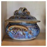 Handcrafted Ceramic Lidded Dish
