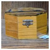 Hand-Carved Olive Wood Jewelry Box
