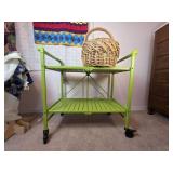 Cosco Green Folding Serving Cart
