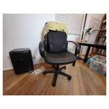 Black Office Chair With Armrests