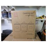 Leï¿½raze Glass Canister Set With Lids