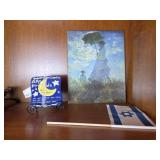 Monet Print and Decorative Plaque Set