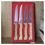 Dansk 4-Piece Steak Knife Set in Box