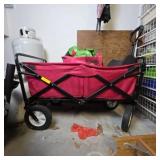Collapsible Utility Wagon With Handle