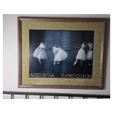 Aldo Sessa Teatro Colon Framed Print