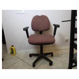 Adjustable Office Chair With Fabric Upholstery