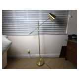 Brass Adjustable OttLite Floor Lamp