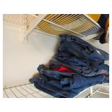 Blue Denim Jeans and Clothing Lot