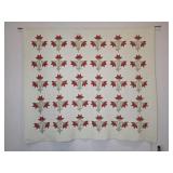 Handmade Tulip Pattern Quilt