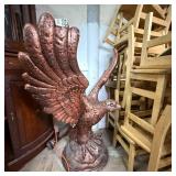Heavy Concrete Eagle Sculpture