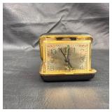 Bulova Travel Alarm Clock in Case