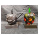 Artistic Apple Sculptures