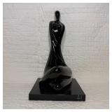 Black Abstract Woman Sculpture