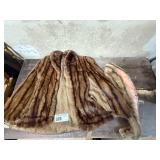 Harry Smith Fur Cape with Monogram