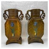 Hand-Crafted Tole Vases