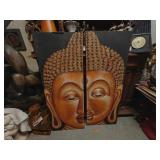Two-Panel Buddha Wall Art Painting