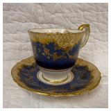 Crown Staffordshire Bone China Cup and Saucer