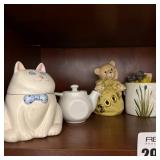 Ceramic and Porcelain Figurines and Teapots