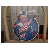 Bobs Big Boy Metal Advertising Sign